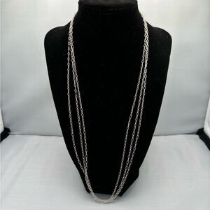 Silver Fashion Chain Necklace